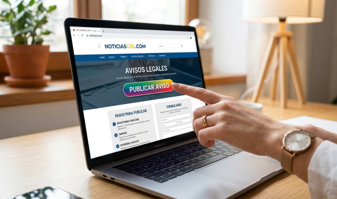 Imagen de la noticia: NoticiasCol lanza plataforma digital para publicar avisos legales