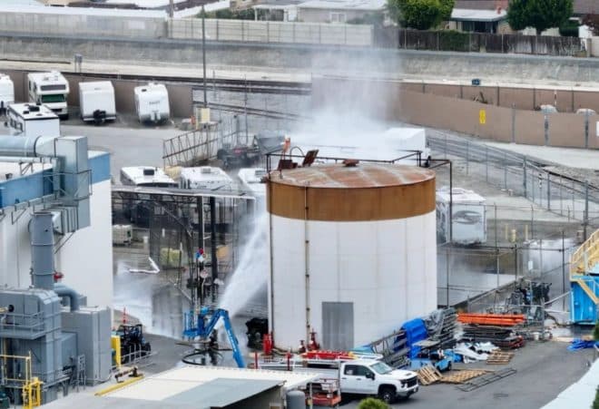 Imagen de la noticia: Declararon estado de emergencia en California por peligro de explosión de un tanque químico