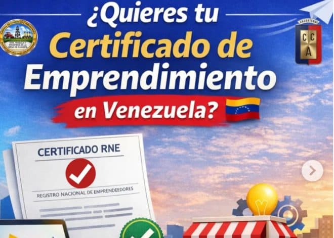 Imagen de la noticia: Certificado de emprendimiento: el requisito clave para obtener financiamiento en Venezuela