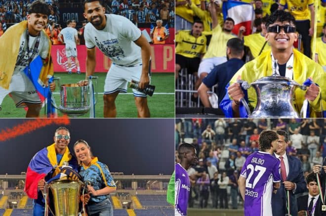 Imagen de la noticia: Cuatro futbolistas de la Vinotinto llegan de Europa con sus títulos esta temporada