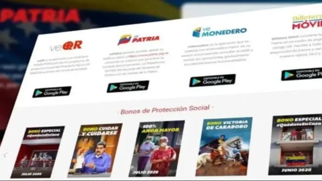 Imagen de la noticia: Sistema Patria activa pago del Bono de Responsabilidad Profesional para trabajadores públicos