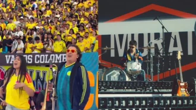 Imagen de la noticia: Morat y Carlos Vives hicieron vibrar a Bogotá en la despedida de la selección Colombia