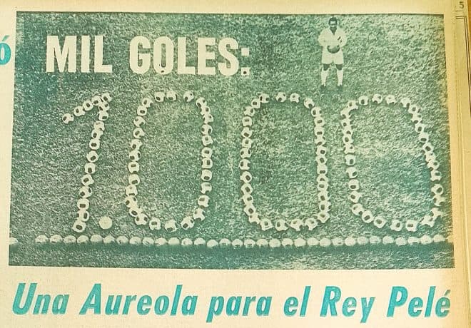 Imagen de la noticia: Pelé: el hito de los 1.000 goles que no cuenta hoy para las estadísticas