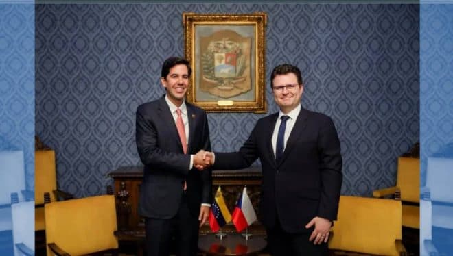 Imagen de la noticia: Vicecanciller Oliver Blanco recibe en Caracas a delegación diplomática de la República Checa