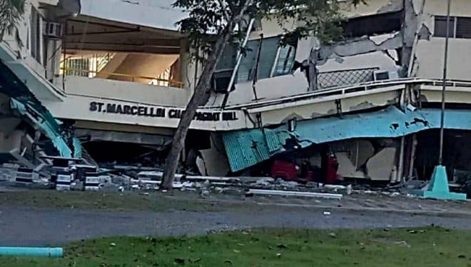Imagen de la noticia: Aumentó a 55 la cifra de muertos por terremoto en Filipinas