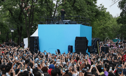 Imagen de la noticia: Danny Ocean paraliza Ciudad de México con un concierto sorpresa