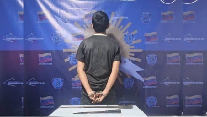 Imagen de la noticia: Capturan a sujeto que intentó asesinar a su madre con un machete en el municipio Mara