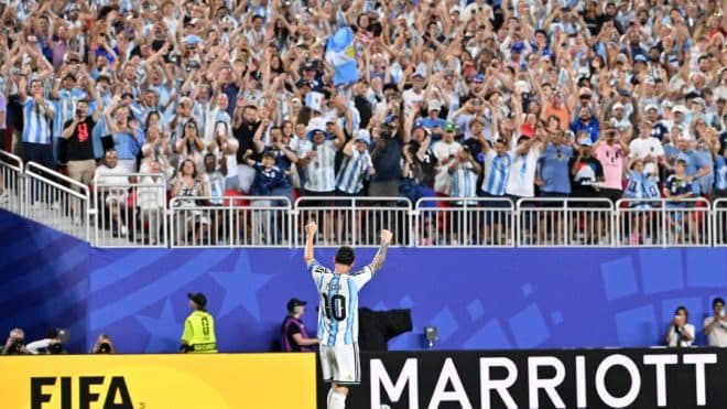Imagen de la noticia: Mundial 2026: Messi iguala el récord histórico de goles tras exhibición ante Argelia