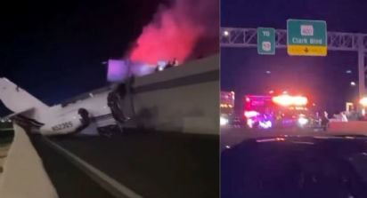Tragedia aérea en Texas: Avión privado se estrella en una carretera de Laredo