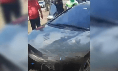 Imagen de la noticia: Choque en la avenida Fuerzas Armadas: Conductor sufrió un infarto al volante