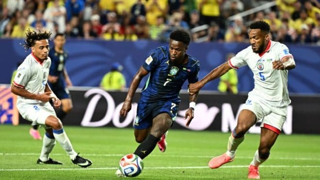 Imagen de la noticia: Mundial 2026: Brasil se impone 3-0 frente a Haití con doblete de Matheus Cunha