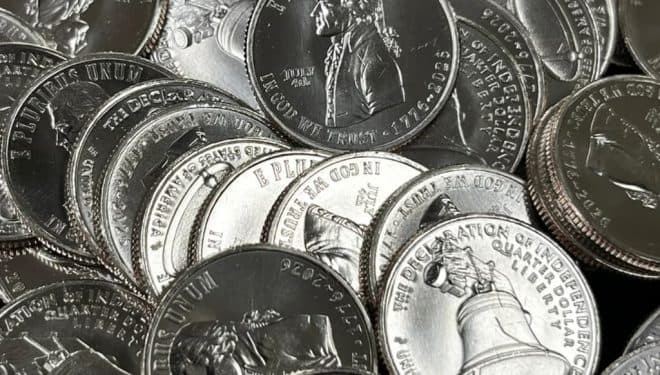 EE.UU.: lanzan moneda de 25 centavo por el 250 aniversario de la independencia