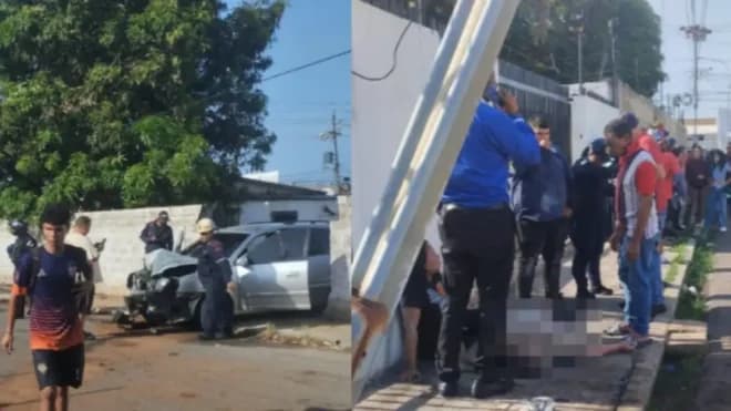 Imagen de la noticia: Conductor muere tras sufrir un infarto y chocar contra una vivienda en Maracaibo