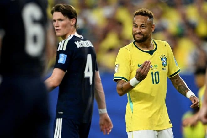 Imagen de la noticia: Mundial 2026: Vinicius golea y Neymar vuelve en una noche redonda de Brasil