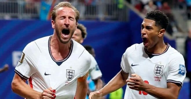 Imagen de la noticia: Harry Kane viste de héroe a Inglaterra con un doblete y elimina a la República del Congo