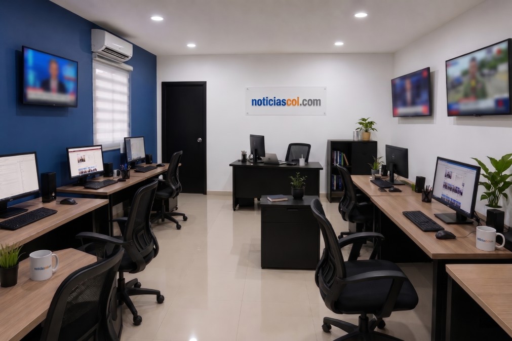 Sala de redacción de NoticiasCol